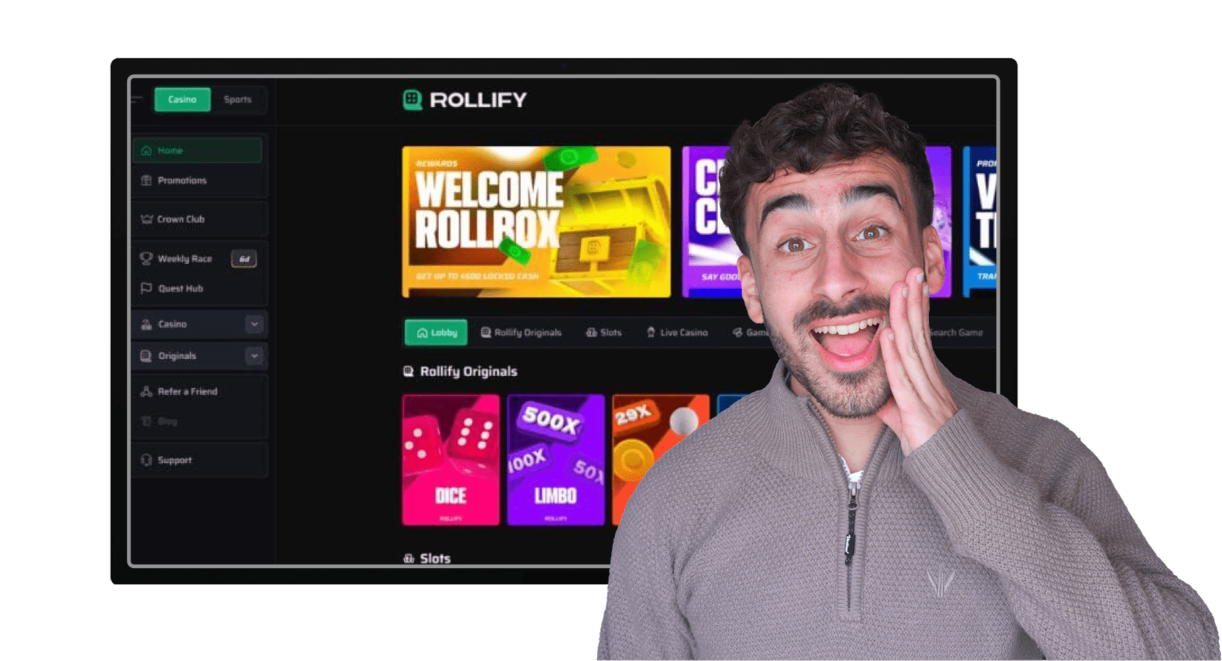 Rollify Casino Review 2026 — Real Crypto, No Sponsors