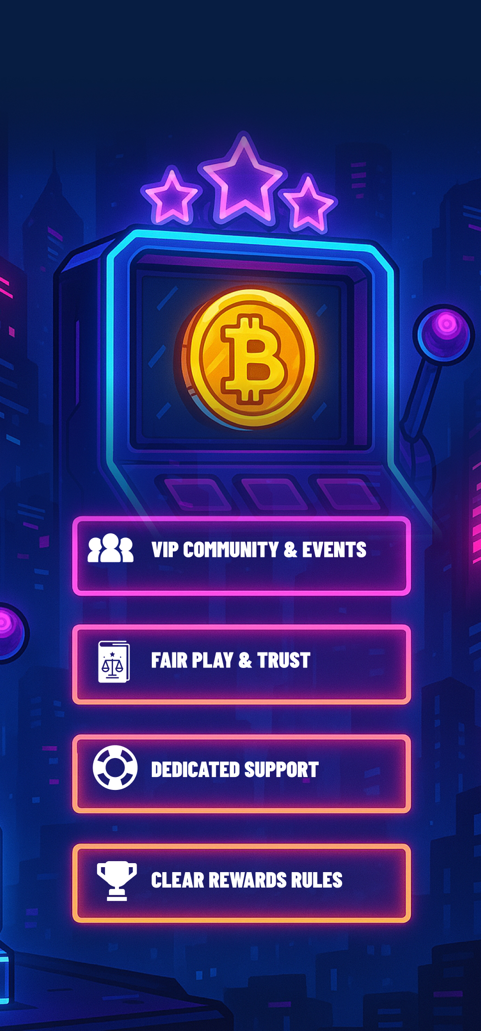 Crypto Casino VIP Program Mobile