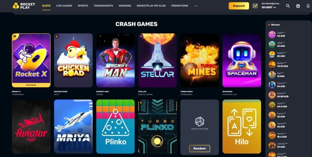 RocketPlay - Crash Games