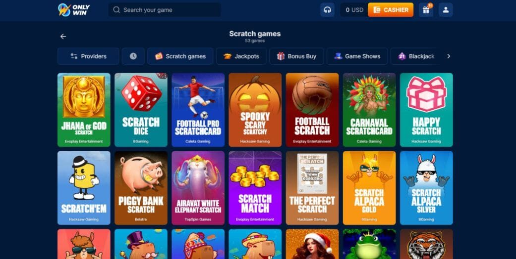 OnlyWin - Scratch